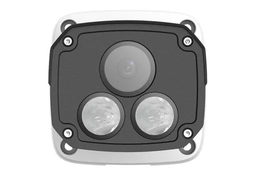 Uniview - IPC2225SE-DF40K-WL-I0 - 5MP ColorHunter Fixed Warm Light Bullet Network Camera, 4.0mm