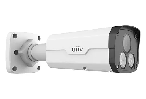 Uniview - IPC2225SE-DF40K-WL-I0 - 5MP ColorHunter Fixed Warm Light Bullet Network Camera, 4.0mm