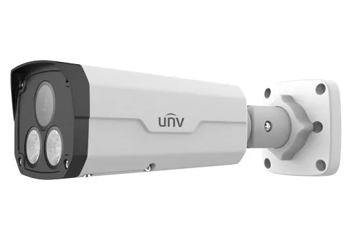 Uniview - IPC2225SE-DF40K-WL-I0 - 5MP ColorHunter Fixed Warm Light Bullet Network Camera, 4.0mm