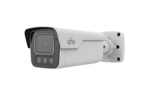 Uniview - IPC2B15SS-ADF28KMC-I1 - UNV 5MP Tri-guard 2.0 Bullet, 2.8mm(F1.0, Red&Blue light, Alarm&Audio interfaces)