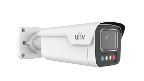 UNV - IPC2B18SE-ADZKMC-WP-I1 - UNV 8MP Tri-guard 3.0 Bullet, 2.8-12mm(Wise-ISP, F1.0, Red&Blue light, Alarm&Audio I/O)