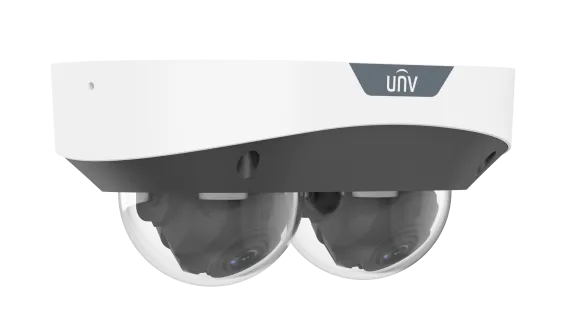 Uniview - IPC3222SS-ADF28K-I1 - UNV 2MP Dual Lens Non-Splicing Dome Camera, 2.8mm