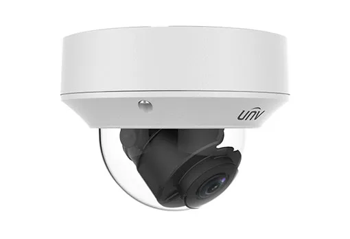 Uniview - IPC3232SA-DZK - UNV 2MP Motorized VF Vandal-resistent Network IR Fixed Dome Camera(Super LightHunter, Built in AI algorithm, 2.8-12mm,WDR,PoE,RJ45,SD Slot, Full cable)