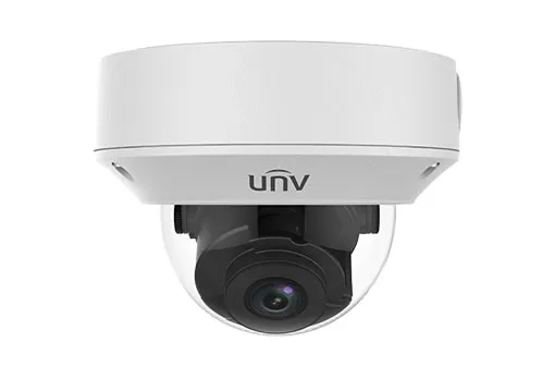 Uniview - IPC3232SA-DZK - UNV 2MP Motorized VF Vandal-resistent Network IR Fixed Dome Camera(Super LightHunter, Built in AI algorithm, 2.8-12mm,WDR,PoE,RJ45,SD Slot, Full cable)
