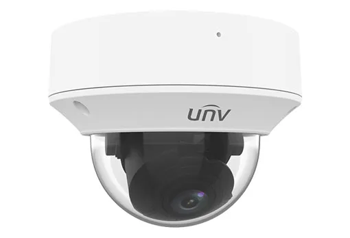 Uniview - IPC3235SA-DZK - UNV 4MP Motorized VF Network IR Dome Camera(Super LightHunter, Built in AI algorithm, 2.8-12mm,WDR,PoE,RJ45,SD Slot,Full cable,Bracket)