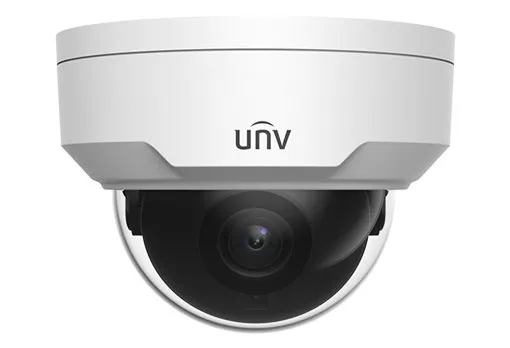 Uniview - IPC325SR3-DVPF40-F - UNV 5MP WDR Vandal-resistent Network IR Fixed Dome(4.0mm,PoE,30m IR,Audio,Alarm)