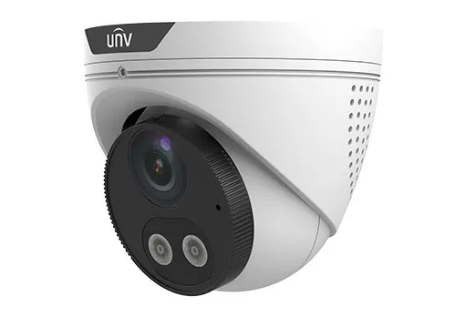 Uniview - IPC3614SR3-ADF40KMC-DL - UNV 4MP Dual Light Fixed Turret, 4.0mm, Built-in Mic & Speaker