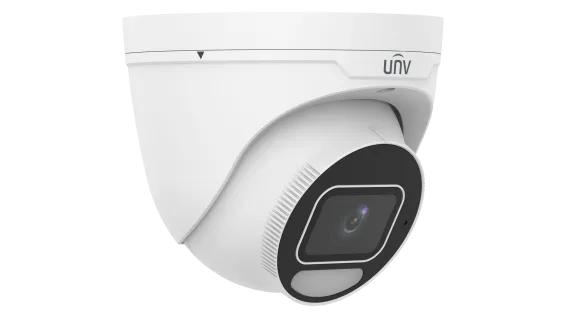 Uniview - IPC3634SE-ADF40K-WP-I1 - UNV 4MP White Light Wise-ISP Turret, 4.0mm