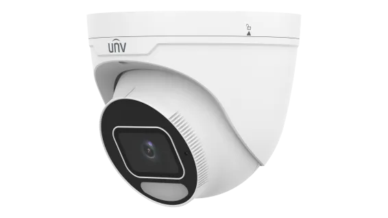 Uniview - IPC3634SE-ADF40K-WP-I1 - UNV 4MP White Light Wise-ISP Turret, 4.0mm