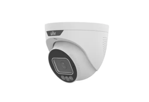 Uniview - IPC3634SS-ADF40KMC-I1 - UNV 4MP Tri-guard 2.0 Turret, 4.0mm(F1.0, Red&Blue light, Alarm&Audio interfaces)