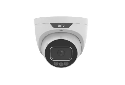 Uniview - IPC3634SS-ADF28KMC-I1 - UNV 4MP Tri-guard 2.0 Turret, 2.8mm(F1.0, Red&Blue light, Alarm&Audio interfaces)