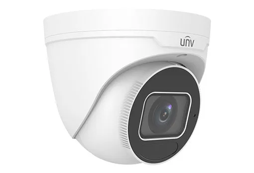 Uniview - IPC3638SB-ADZK-I0 - UNV 8MP Eyeball Network Motorized Vari-focal Dome Camera(Premier Protection, WDR,SimPlified Cable,PoE,RJ45,Mic,2.8-12mm,30m IR,SD)