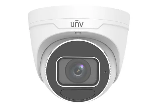 Uniview - IPC3638SB-ADZK-I0 - UNV 8MP Eyeball Network Motorized Vari-focal Dome Camera(Premier Protection, WDR,SimPlified Cable,PoE,RJ45,Mic,2.8-12mm,30m IR,SD)