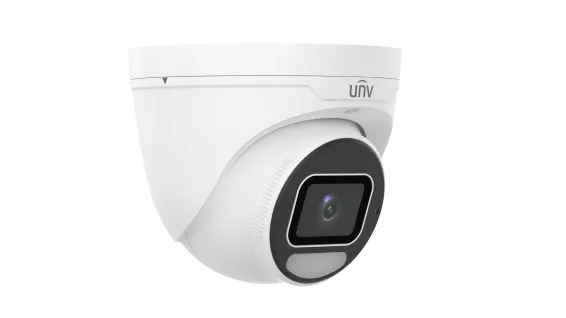 Uniview - IPC3638SE-ADF28K-WP-I1 - UNV 8MP White Light Wise-ISP Turret, 2.8mm, 1/1.2@F1.0
