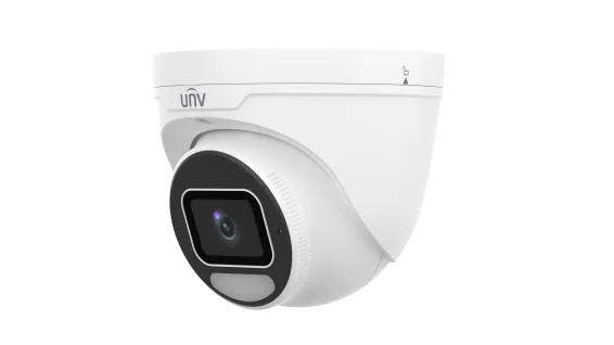 Uniview - IPC3638SE-ADF40K-WP-I1 - UNV 8MP White Light Wise-ISP Turret, 4.0mm, 1/1.2@F1.0