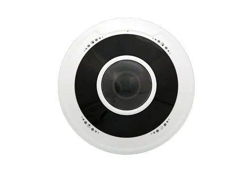Uniview - IPC815SR-DVSPF14 - UNV 5MP Network IR Fisheye Dome (1.4mm, 10m IR, SD Slot, PoE, RJ45, SimPlified Cable)
