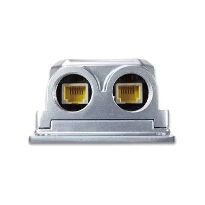 Planet - IPOE-165 - IP67-rated Industrial 1-Port 802.3at PoE+ Injector (24~56V power boost, -40~75 degrees C, IK10 impact protection), 3 x waterproof cable glands included