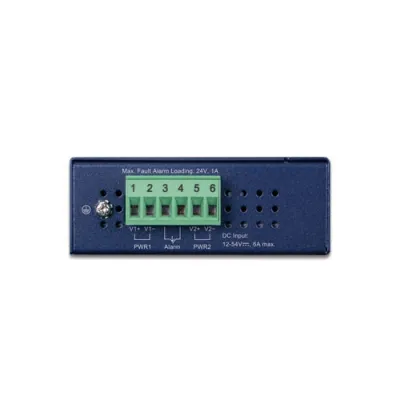 Planet - IPOE-171-95W - IP30, Industrial Single-Port Multi-gigabit 802.3bt PoE++ Injector (95 Watts, UPoE, Legacy mode support, PoE Usage LED, 10M/100M/1G/2.5G/5G speed, -40 to 75 C, 12V~48V DC power boost)