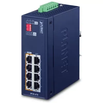 PLANET - IPOE-470 - Industrial 4-port 10/100/1000T 802.3bt PoE++ Injector Hub