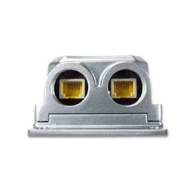 Planet - IPOE-E302 - IP67-rated Industrial 1-Port 802.3bt PoE++ to 2-Port 802.3at/bt PoE++ Extender (-40~75 degrees C, IK10 impact protection), 3 x waterproof cable glands included