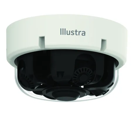 ExacqVision - IPR20-M12-OIA4 - Illustra Pro Gen4 20MP (5MP x4) Multisensor, 2.7-13.5mm, Edge AI, TDN w/IR, TWDR, PTRZ, IP66, IK10, Quad SDXC