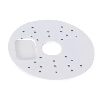 ExacqVision - IPSMDEBPLATE - Mini-Dome Mounting Plate, White