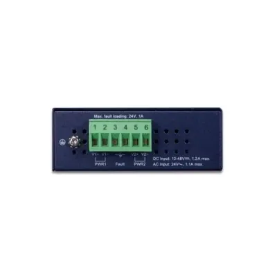 Planet - ISW-801T -  IP30 Slim Type 8-Port Industrial Fast Ethernet Switch (-40 to 75 degree C) 