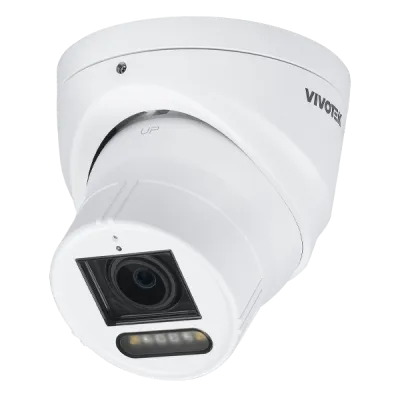 Vivotek - IT9383-HTVW - C-Series 5MP Outdoor AI Turret IP Cam Dual-Light 2.7-13.5mm