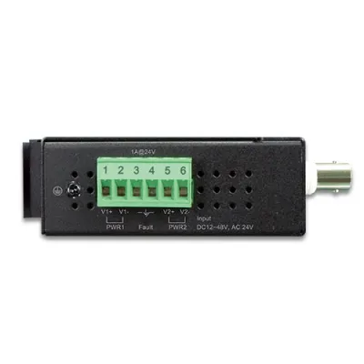 Planet - IVC-234GT - IP30 Industrial Gigabit Ethernet Extender w/ G.vectoring, 4-Port 10/100/1000T RJ45 (LAN), 1-Port BNC, 1-Port RJ11 (-40 to 75C)