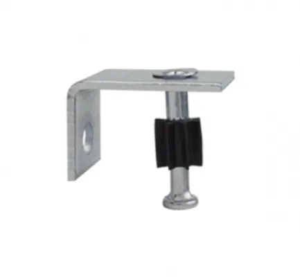 Platinum Tools - JH932-100 - Rt Angle Clip with Powder Actuated Nail & 1/4" hole. 100/Box.