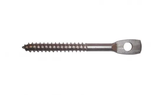 Platinum Tools - JH940-100 - Eye Lag Wood Screw with 1/4" hole. 100/Box.