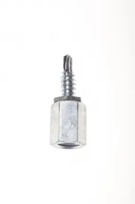 Platinum Tools - JH953-100 - 3/8-16 Male Coupler with 3/4" Self Drill Metal Screw. 100/Box.