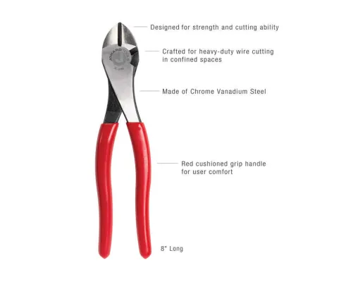 Jonard - JIC-2488 - High Leverage Diagonal Cutter Curved