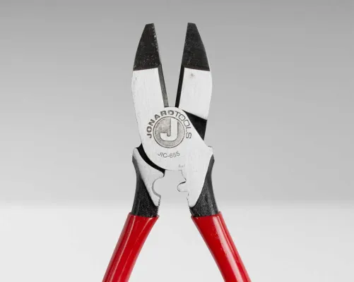 Jonard - JIC-685 - Lineman's Pliers with Fish Tape Puller & Crimper