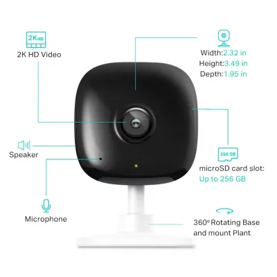 TP-Link - KC400 - KC400 KASA SPOT 4MP SECURITY WRLS CAM 24/7 RECORDING