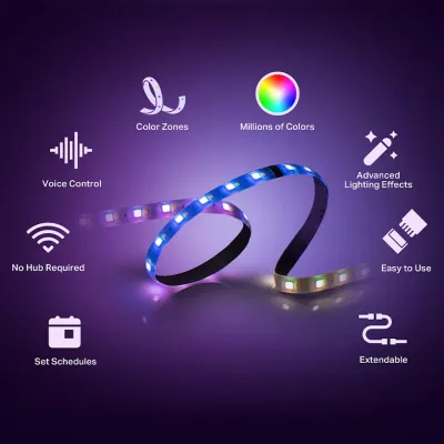 TP-Link - KL430 - KASA SMART LIGHT STRIP ACCS MULTICOLOR SMART HOME