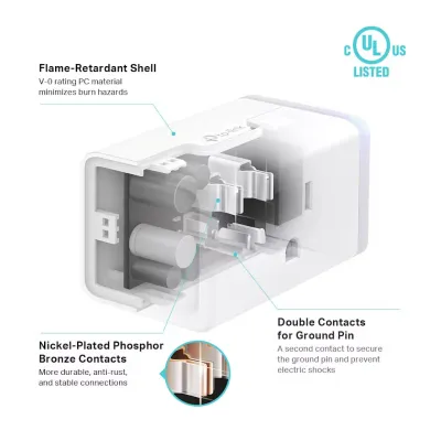 TP-Link - KP115 - KASA SMART WI-FI PLUG SLIM ACCS ENERGY MONITORING
