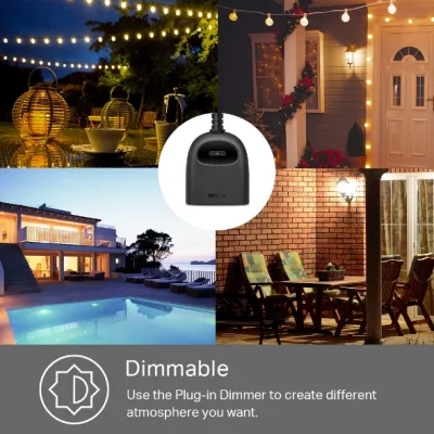TP-Link - KP405 - KASA SMART WI-FI OUTDOOR CPNT PLUG-IN DIMMER