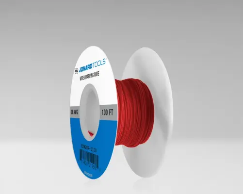 Jonard - KSW28R-0100 - 28 AWG Kynar Wire CSW Red 100 ft 