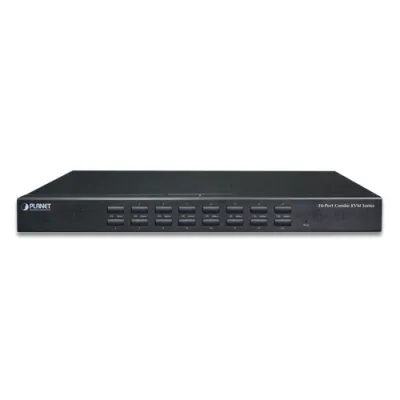 PLANET - KVM-210-16 - 16-Port Combo KVM Switch: Up to 256 computers, On Screen Display (OSD), Quick View Setting (QVS)