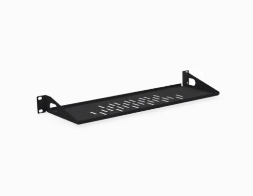 Kendall Howard - LDRS1U6V - 1U 6" Vented Light Duty Rack Shelf