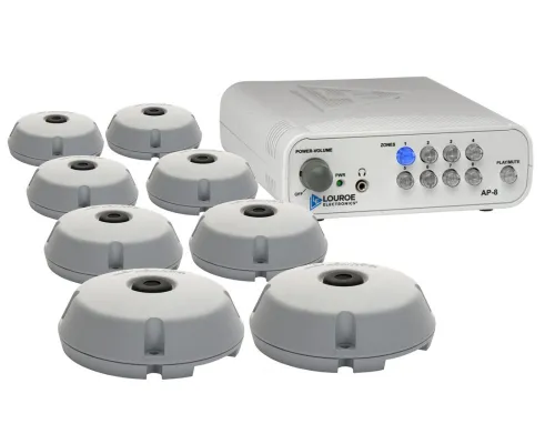 LOUROE - LE-395 - Eight Zone Base Station w/Verifact® A Microphones