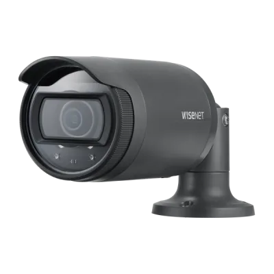 Hanwha - LNO-6022R - 2MP Outdoor Network Bullet Camera with Night Vision with Built-in 4mm fixed lens