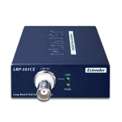 Planet - LRP-101C-KIT - 1-Port Long Reach POE over Coax Extender Kit (LRP-101CH+LRP-101CE), -20 to 70 Degree C, up to 1KM
