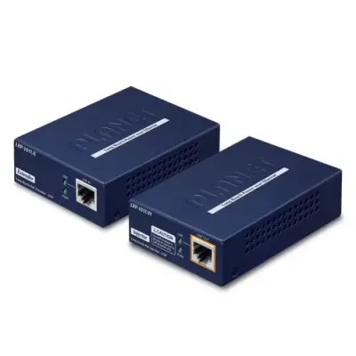 Planet - LRP-101U-KIT - 1-Port Long Reach POE over UTP Extender Kit (LRP-101UH+LRP-101UE), -20 to 70 Degree C, up to 500 meter