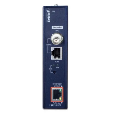 Planet - LRP-201-KIT - Industrial 1-Port 10/100/1000T Ultra PoE + 1-Port Coax/UTP Long Reach PoE Kit (LRP-201ET + LRP-201HT)
