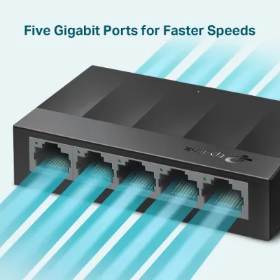 TP-Link - LS1005G - 5-PORT GIGABIT DESKTOP SWITCH PERP