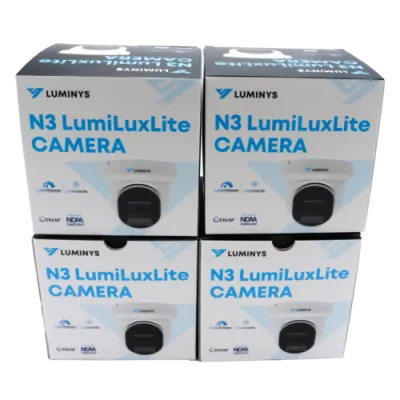Luminys - K54-4L1A2 - 4 Channel 5MP LumiLuxLite IP Bundle