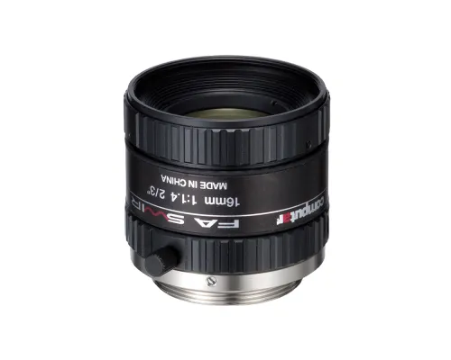 Computar - M1614-SW - 2/3" 16mm, F1.4, C- Mount, Manual Iris (C-mount)