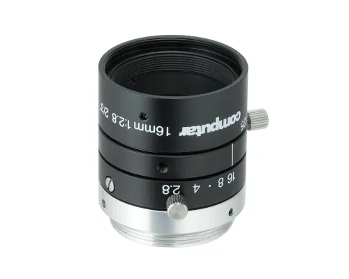 Computar - M1628-MPW3 - 6MP 2/3", 16mm F2.8, 2.74um, Ultra Low Distortion w/floating systems (C-mount)